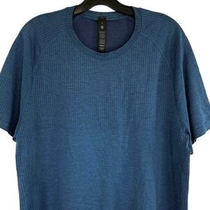 Lululemon Men's XL Blue Metal Vent Tech Short Sleeve Running Training Shirt
